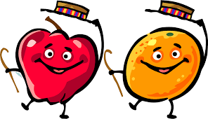 Orange and Apple